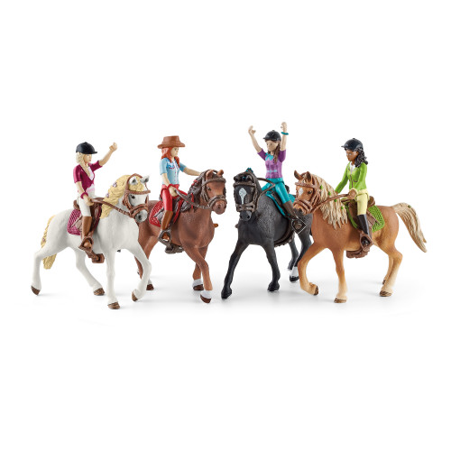 SCHLEICH® Horse Club Girls Bundel > Hannah/Sofia/Lisa/Sarah – Otten Speelgoed 2.0