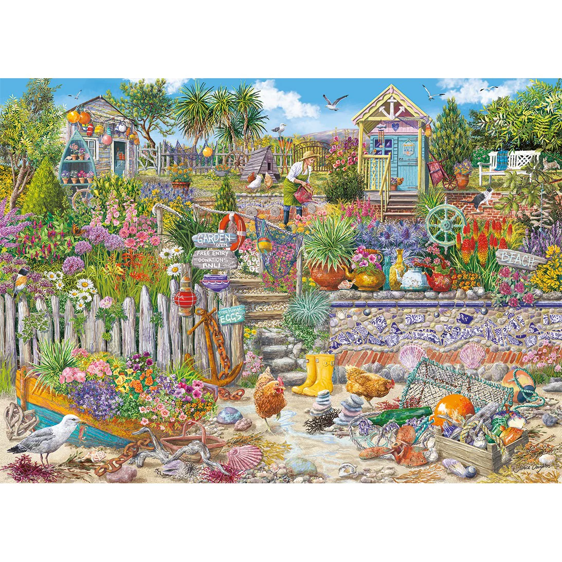 G6411BeachcombersGarden1000PiecePuzzle